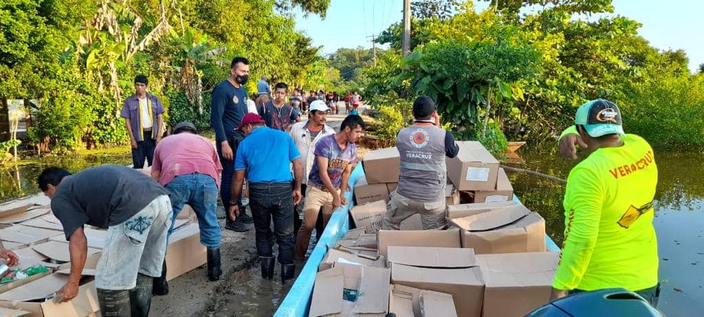 Amplía Gobierno del Estado atención por lluvias en el sur y envía apoyo a Tabasco